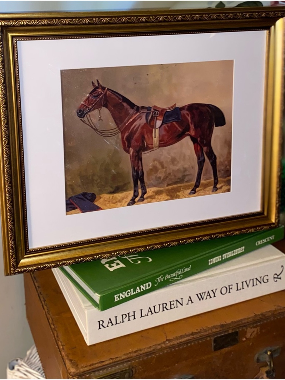 Framed Equestrian Horse Art